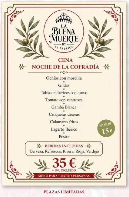 Carta - Noche de la Cofradía